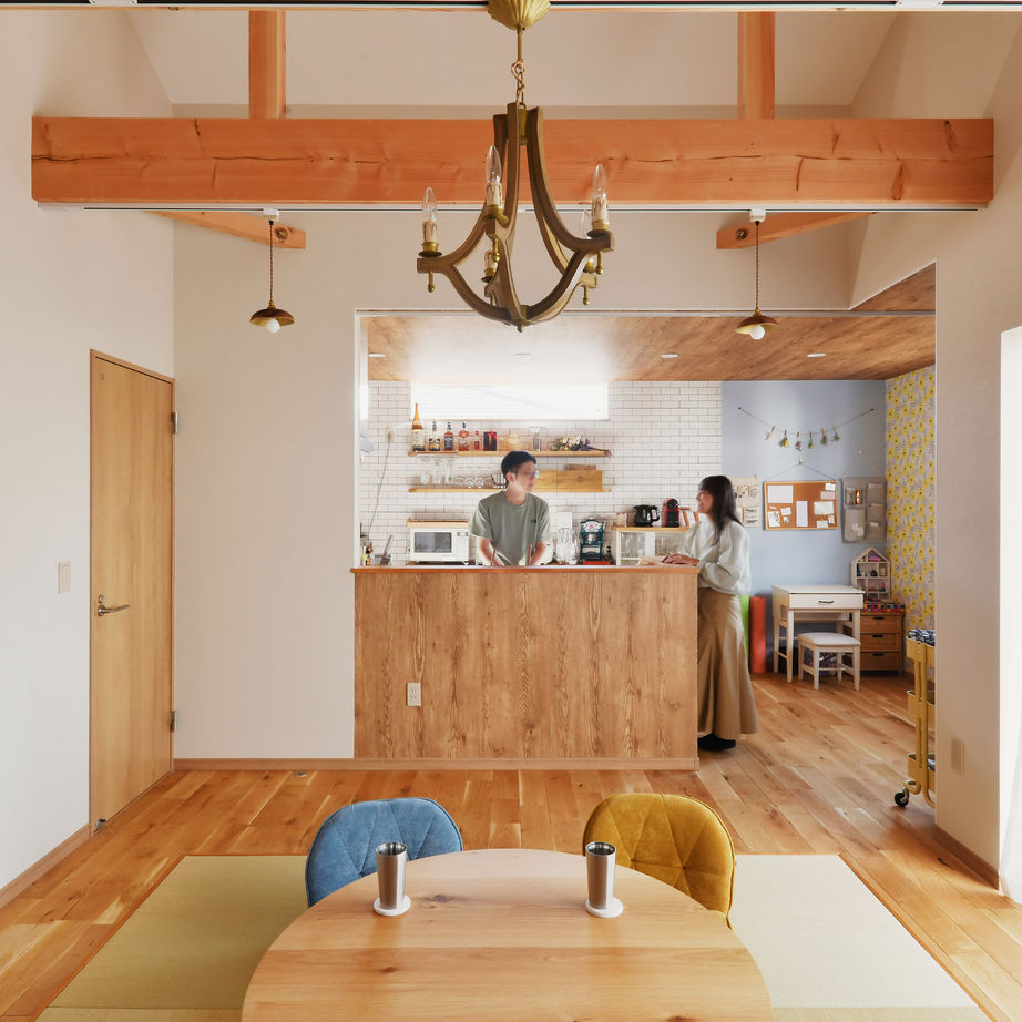 ライクスホーム 【1800万円/畳リビング/ボルダリングウォール】仲間が集まるくつろぎ空間にアスリート夫婦の遊び心がの建築実例画像6