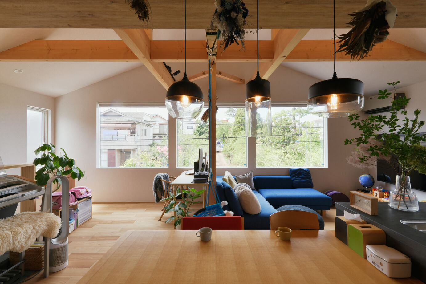 ライクスホーム 【1500～1999万円/２階リビング】こだわりのデザインキッチンから望む眺望が、暮らしに彩りを添えるの建築実例画像7