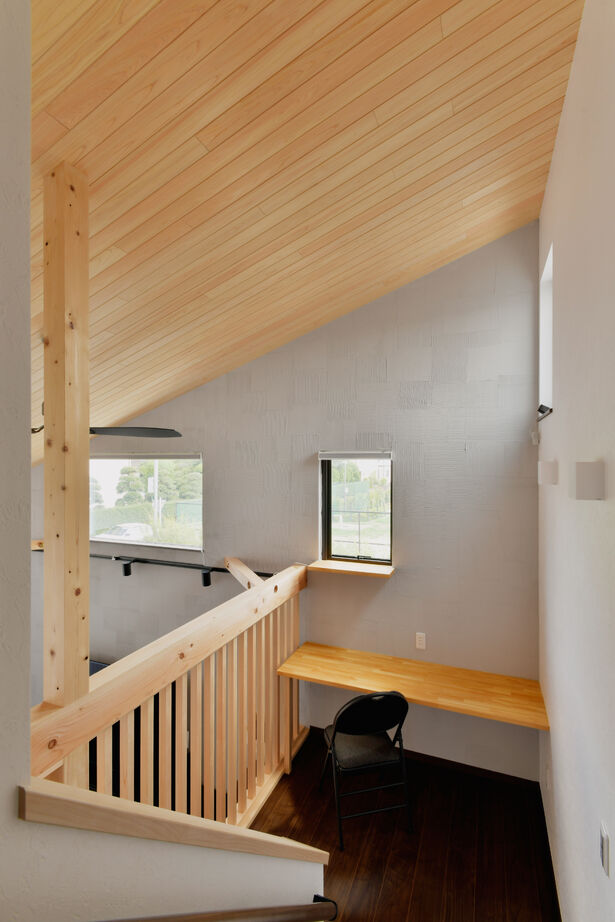 ライクスホーム 【1500万円/34坪/スキップフロア/間取り図有】２ＷＡＹ＆大きな床下収納が楽しい、自然素材の住まいの建築実例画像6