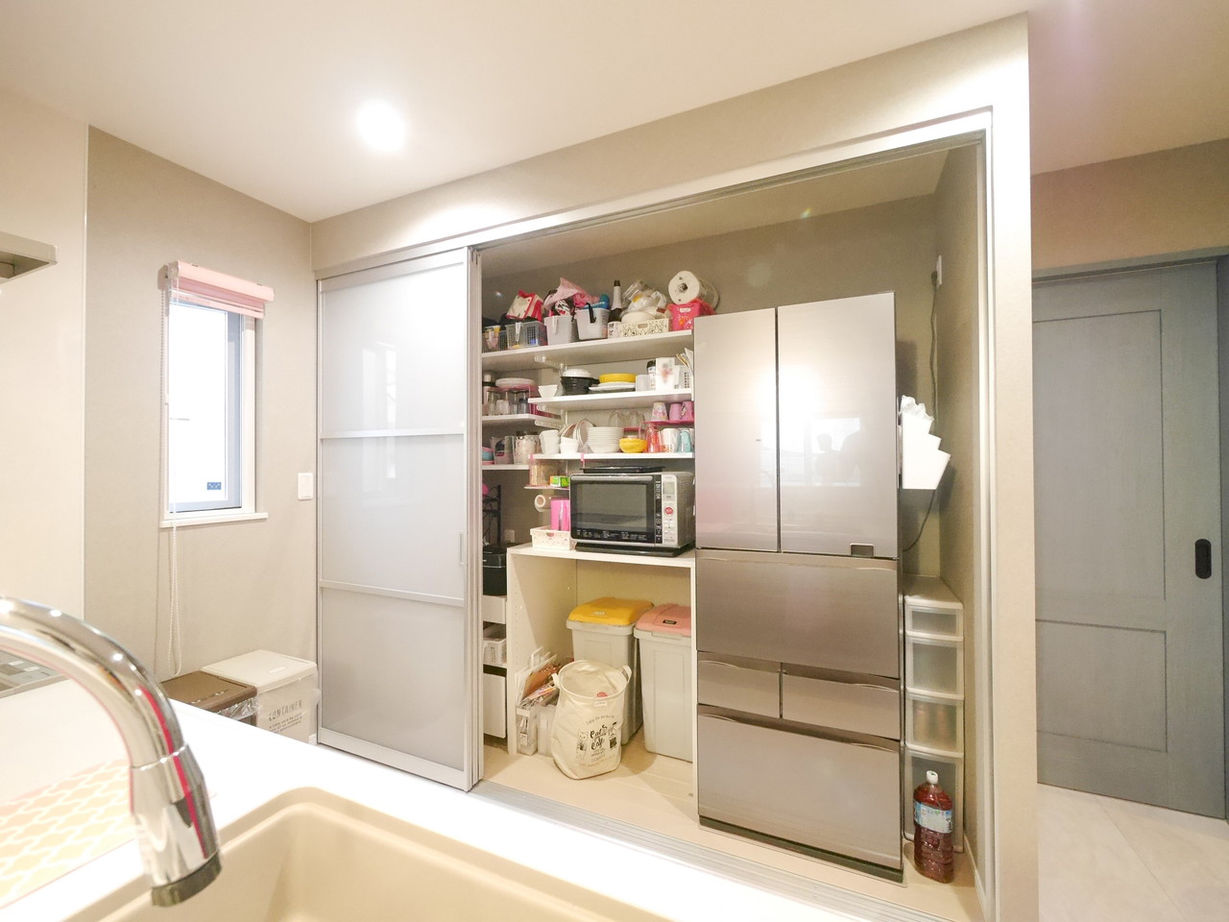 タナカホームズ 【～1499万円／間取図有／スピーカー付ライト】大好きなピンクで染めた自由設計の家の建築実例画像5