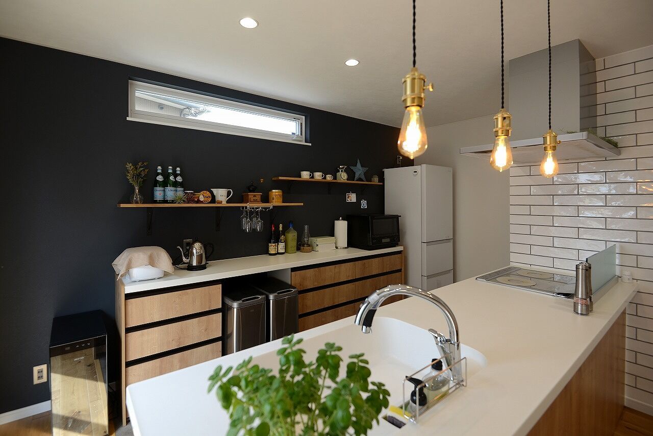 グローバルハウス 【甲斐市／タイル／カフェ風】お気に入りのインテリアが映える空間。豊かだなぁと思えた家の建築実例画像4