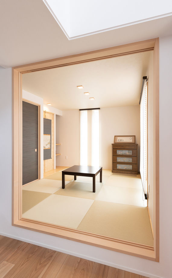 小林住宅 【大阪府/大開口リビング/ファミリーライブラリー/間取り】冬も半袖で過ごせる一年中春のように快適な家の建築実例画像8