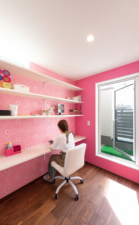 小林住宅 【大阪府/30坪/インナーガレージ/屋上バルコニー/間取り】家族の時間もひとりの時間も愉しむ3階建ての家の建築実例画像8