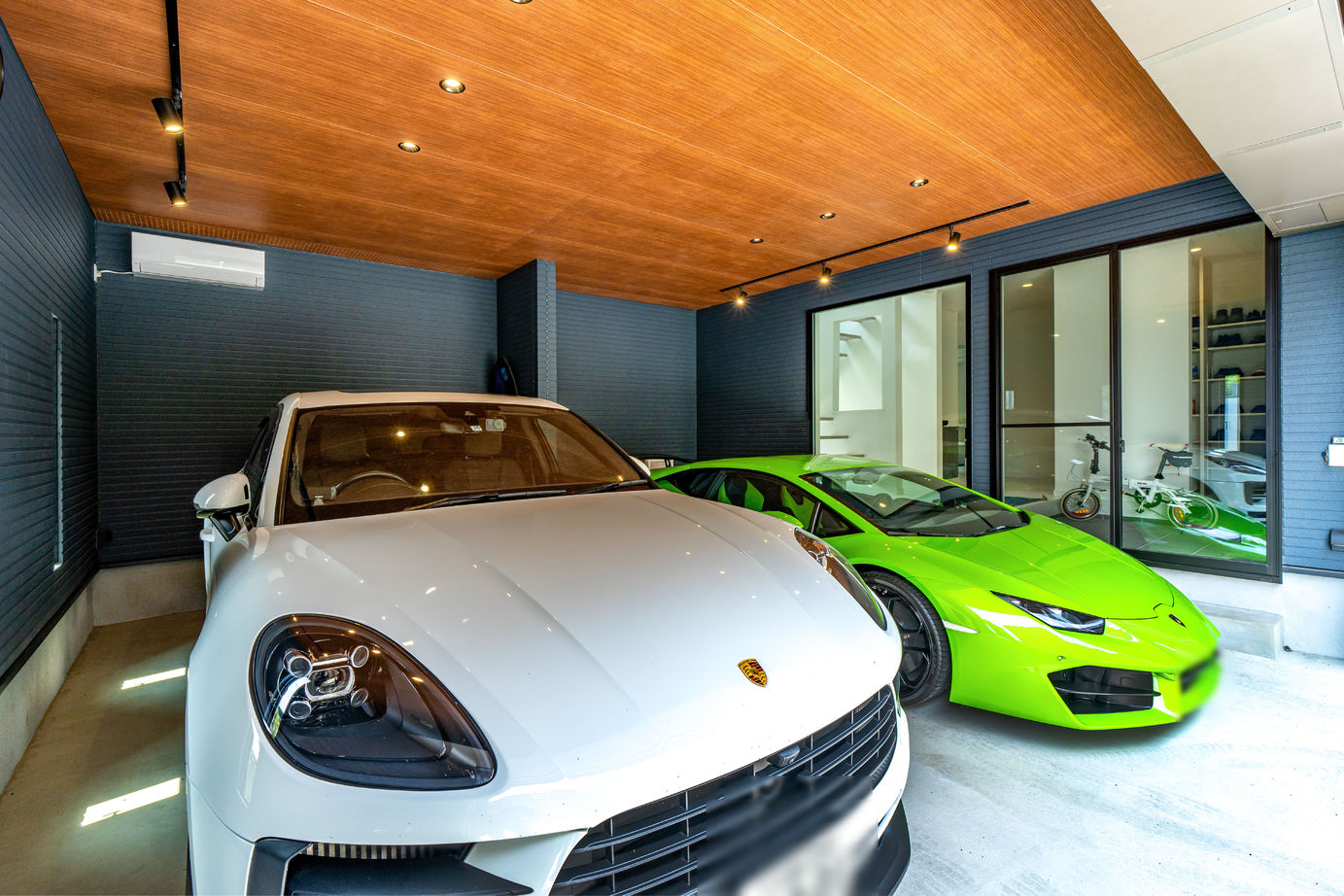 大成住宅 【2LDK/インナーガレージ/WIC/間取り図有】趣味を楽しみオープンエアリビングで寛ぐ2階リビングの家の建築実例画像9