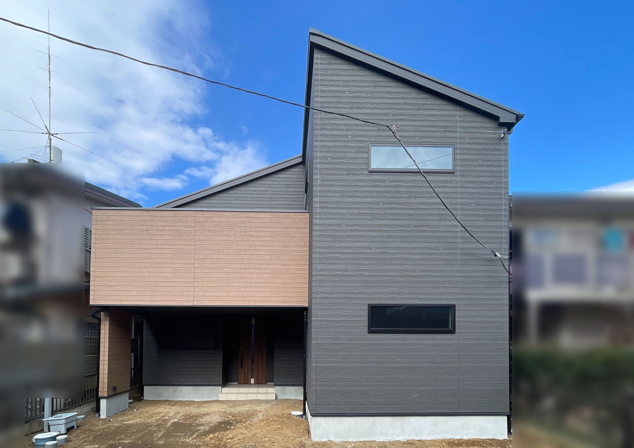 大成住宅 【SLDK/SIC/WIC/書斎/ランドリースペース/間取り図有】家事楽アイディアが詰まった北欧モダンな家の建築実例画像1