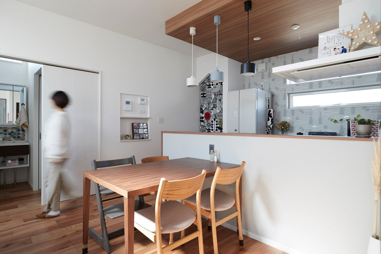 倉敷ハウジング(パナソニックビルダーズグループ) 【2000～2499万円／間取図有／スキップフロア／ダウンフロアリビング】どこにいても家族がつながる理想の家の建築実例画像5