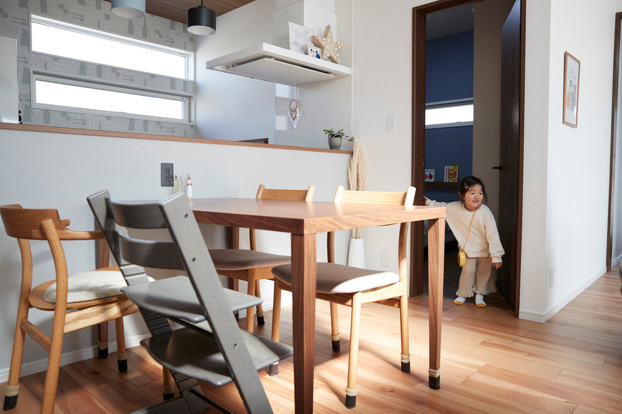 倉敷ハウジング(パナソニックビルダーズグループ) 【2000～2499万円／間取図有／スキップフロア／ダウンフロアリビング】どこにいても家族がつながる理想の家の建築実例画像6