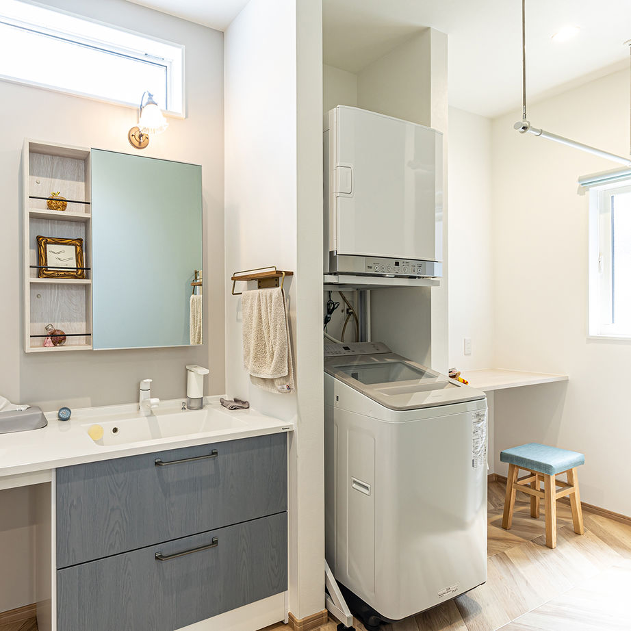 倉敷ハウジング(パナソニックビルダーズグループ) 【2700万円台/プロヴァンス風/中庭/キャットウォーク】思う存分にインテリアと暮らしを楽しむ工夫満載の家の建築実例画像7