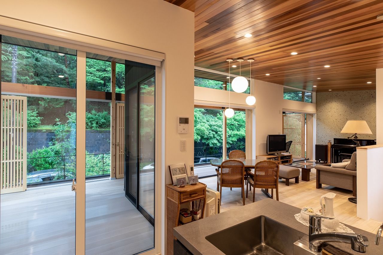 栃木ハウス 美しき和のデザインと、上質な素材感が織りなす非日常。気品あふれる優美な邸宅の建築実例画像2