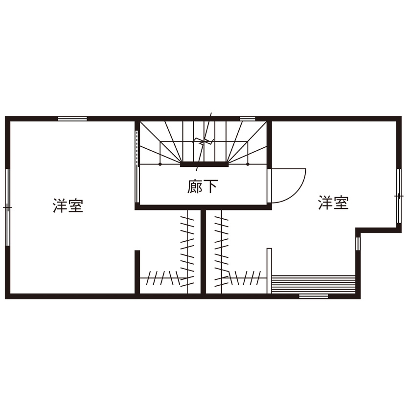 BLISS 【12.5坪/2000万円台/木造耐火建築物/都心部/間取り図有】下町の情緒と都市の華やぎの街に建つ京町家の間取り図（2LDK）3階