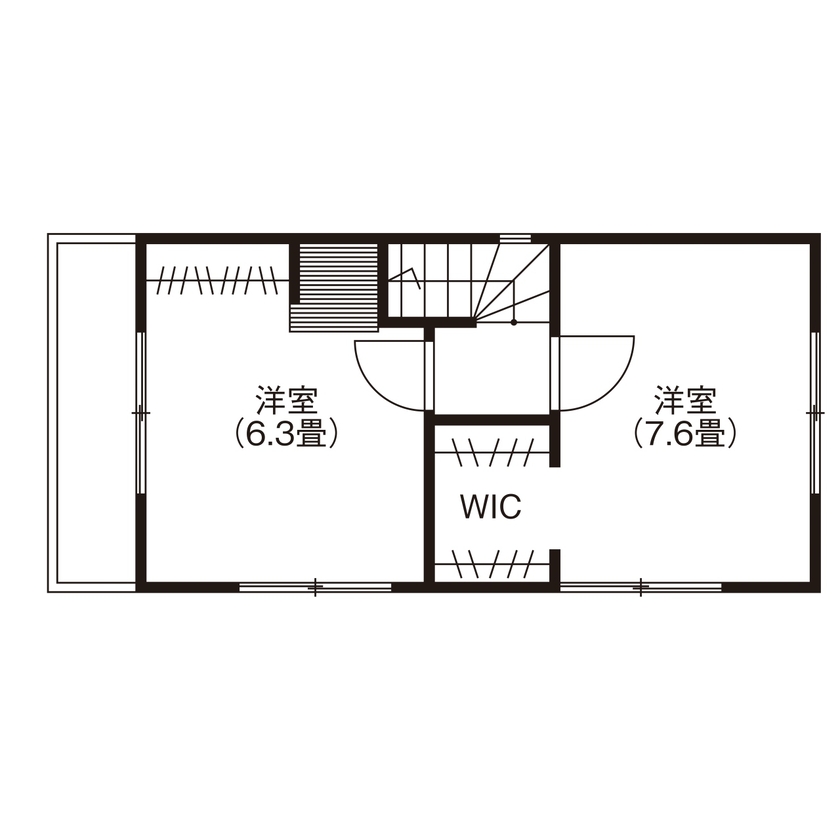 BLISS 【敷地面積15.8坪/1600万円/間取り図有り】約16坪の敷地を最大限活用したスタイリッシュな都市型住宅の間取り図（2LDK+S）3階