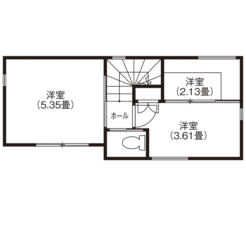 BLISS 【敷地面積13.8坪/2000万円/間取り図有り】重厚感のある外観と高級感に満ちたインテリアが魅力の住まいの間取り図（3LDK+S）3階