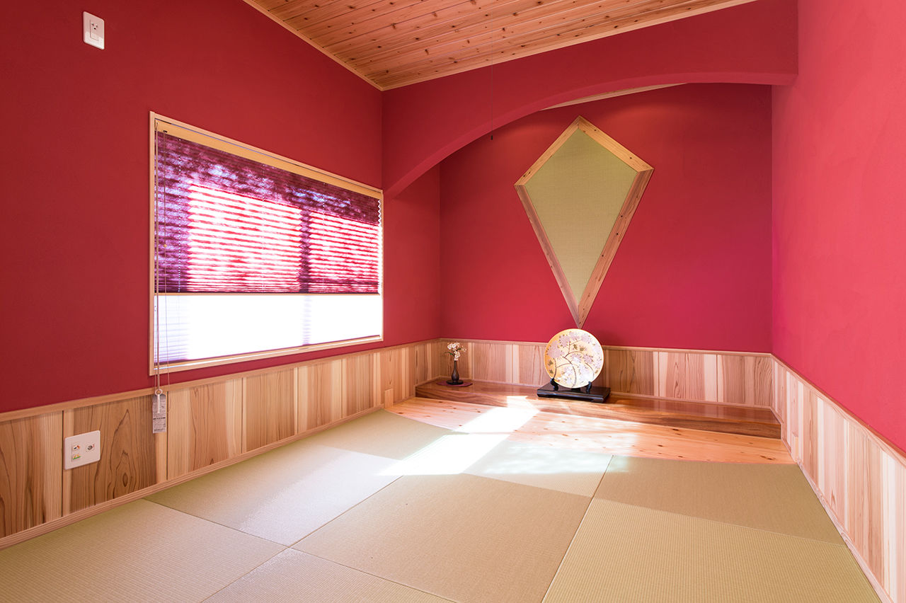 Inoue・Giken 井上技建 【自然素材×平屋】真ん中にドームがある、木の香り漂う住まいの建築実例画像3