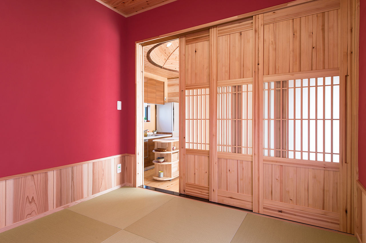 Inoue・Giken 井上技建 【自然素材×平屋】真ん中にドームがある、木の香り漂う住まいの建築実例画像4