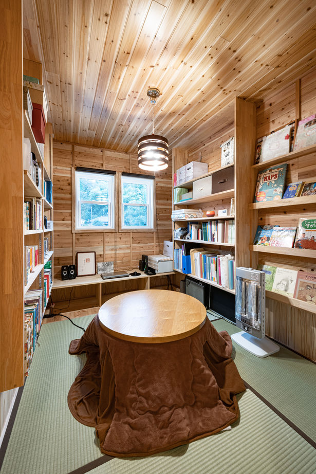 Inoue・Giken 井上技建 【田舎風塗り壁×平屋】木の家で子育てしたい！木に包まれた明るい4LDK。ハンモックゆ～らゆら♪間取図掲載の建築実例画像10