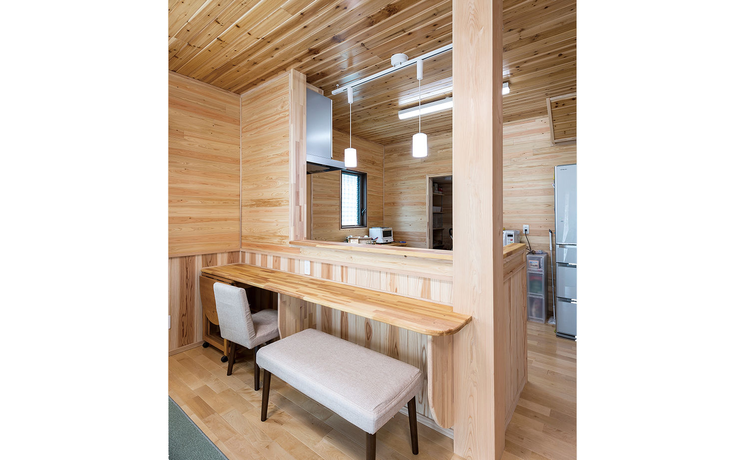 Inoue・Giken 井上技建 【家の真ん中にすべり台、子ども部屋にうんてい、防音音楽室】 5人の子どもがいっぱい遊べる【間取図掲載】の建築実例画像5