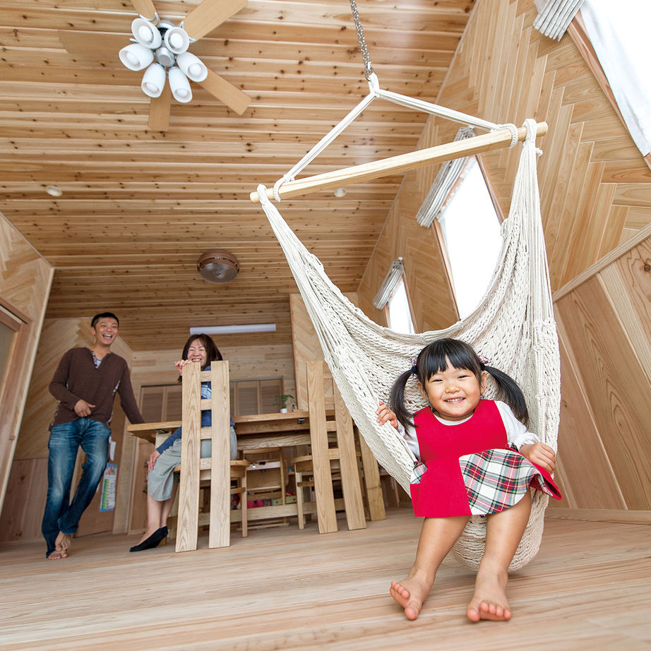 Inoue・Giken 井上技建 【木の家×ブランコ】「この予算では絶対ムリだろうなあ」からの･･･サプライズな結末！【間取図掲載】の建築実例画像4