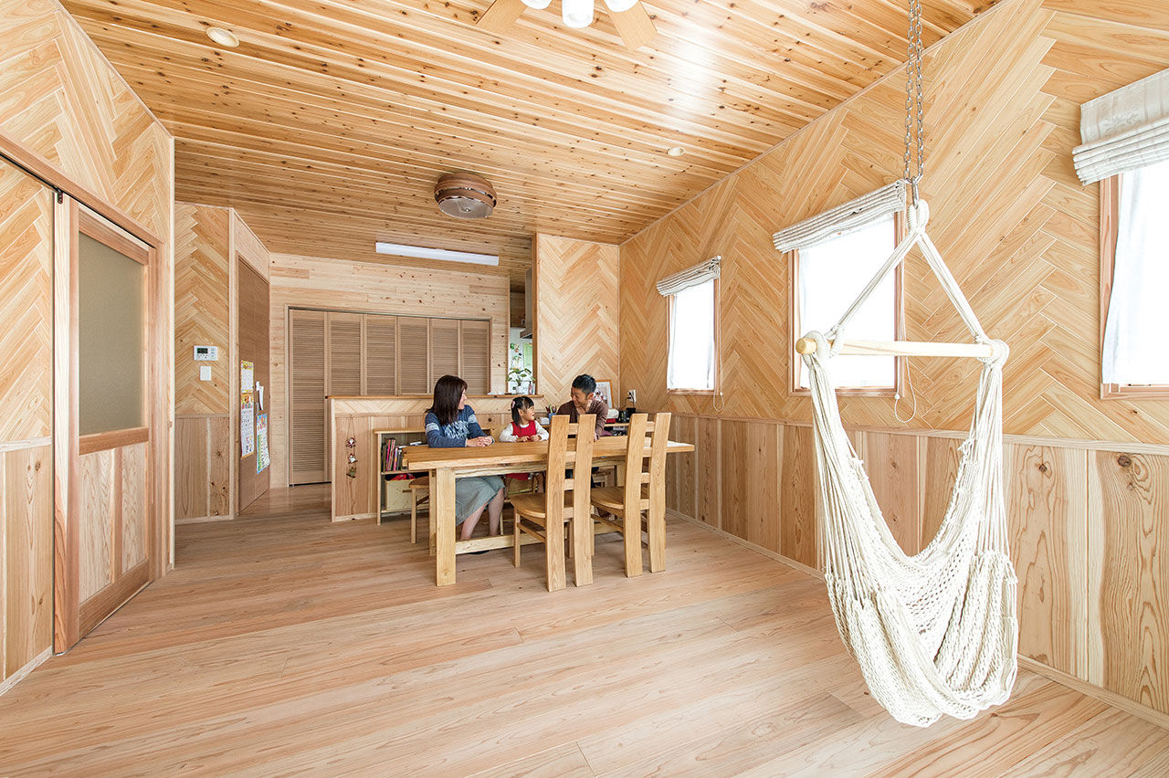 Inoue・Giken 井上技建 【木の家×ブランコ】「この予算では絶対ムリだろうなあ」からの･･･サプライズな結末！【間取図掲載】の建築実例画像10