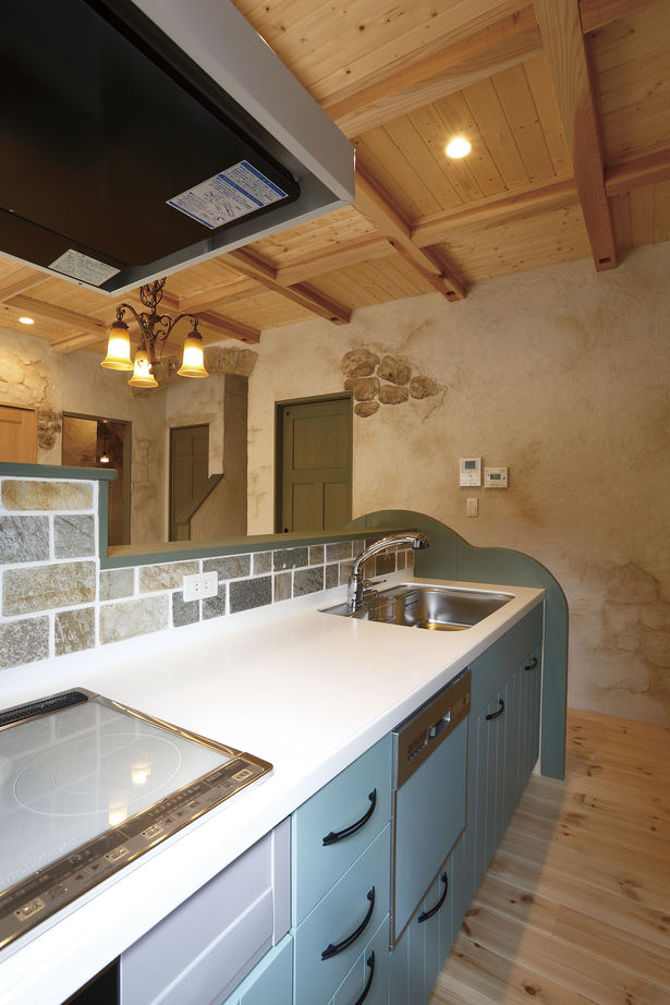 Inoue・Giken 井上技建 【2450万円/３人家族/３LDK+隠し部屋】絵本の中に住むような世界観　壁を「彫って」生み出す造形美の建築実例画像5