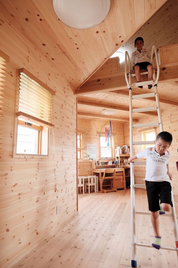 Inoue・Giken 井上技建 【2500万円/古賀市/５人家族】優しい自然素材と驚きのデザインに、完成までドキドキが止まらない！の建築実例画像7