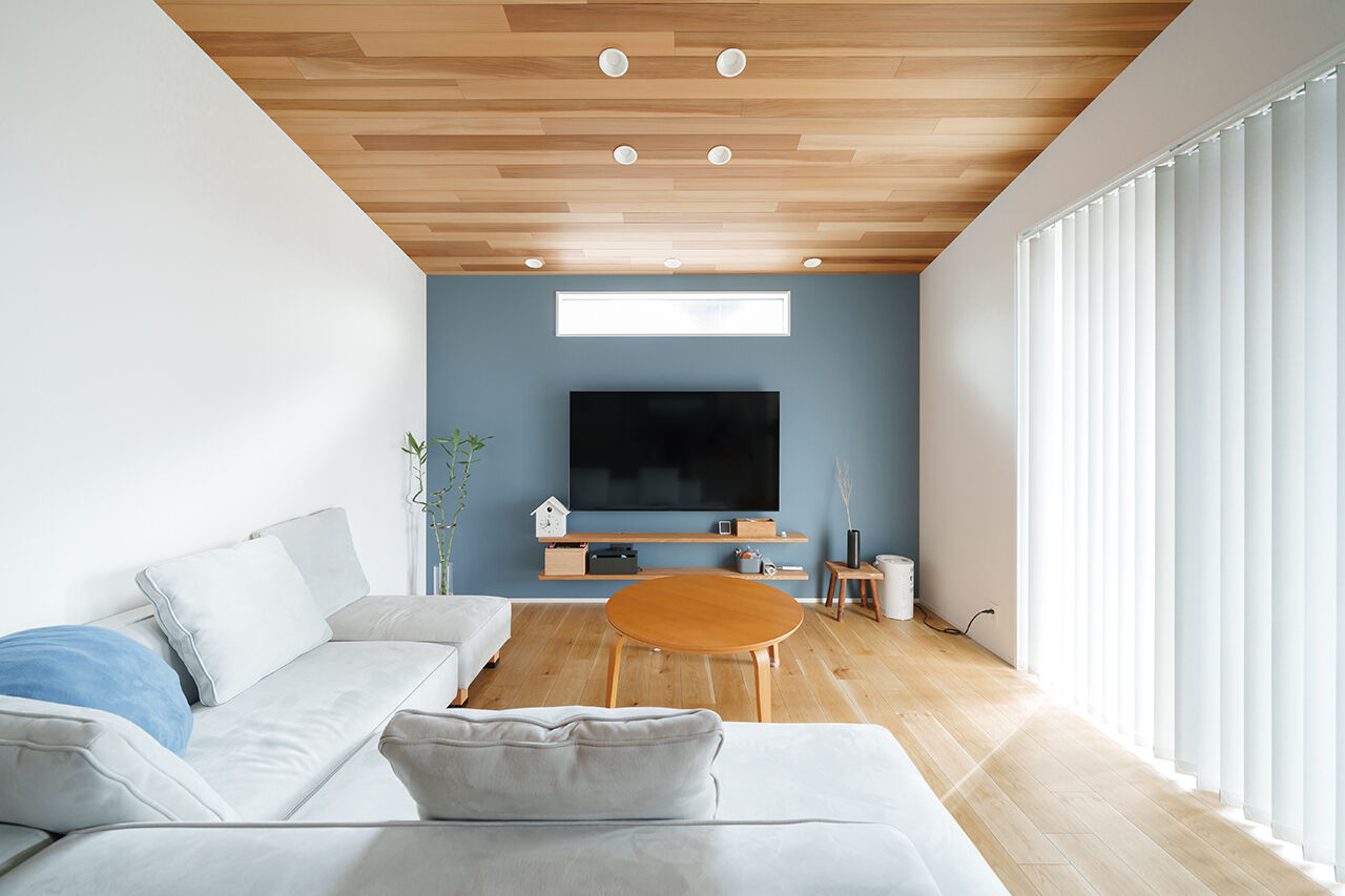 マルイチ 【滋賀県｜間取り有】グリーンの外壁が印象的。家事動線にこだわった家族4人が快適に暮らせる住まいの建築実例画像2