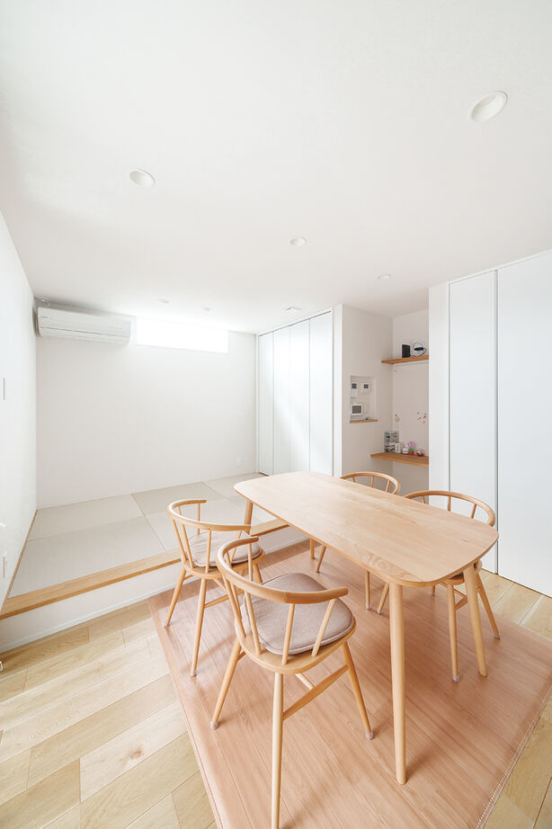 マルイチ 【滋賀県｜間取り有】グリーンの外壁が印象的。家事動線にこだわった家族4人が快適に暮らせる住まいの建築実例画像5