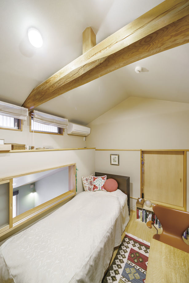 竹田工務店 【無垢材・平屋風】聚楽壁や北山杉など伝統的な素材を使った和モダンな家。10年経っても変わらぬ住み心地の建築実例画像3