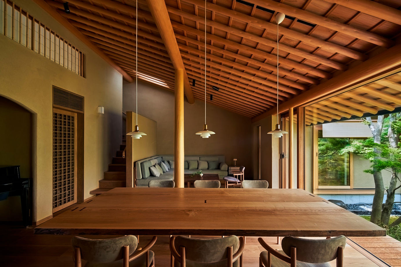 竹田工務店 【京都市・自然素材の家】大工の技巧がそこかしこに。京都産北山杉を贅沢にあしらった自然と暮らす住まいの建築実例画像4