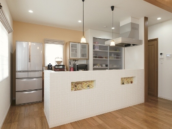 クレバリーホーム 【平屋】南欧テイストと雑貨店がテーマの全量買取型太陽光発電住宅の建築実例画像4