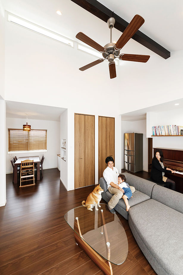 クレバリーホーム 【平屋】将来の住み心地を見据えた、光と風を感じる平屋の住まいの建築実例画像2