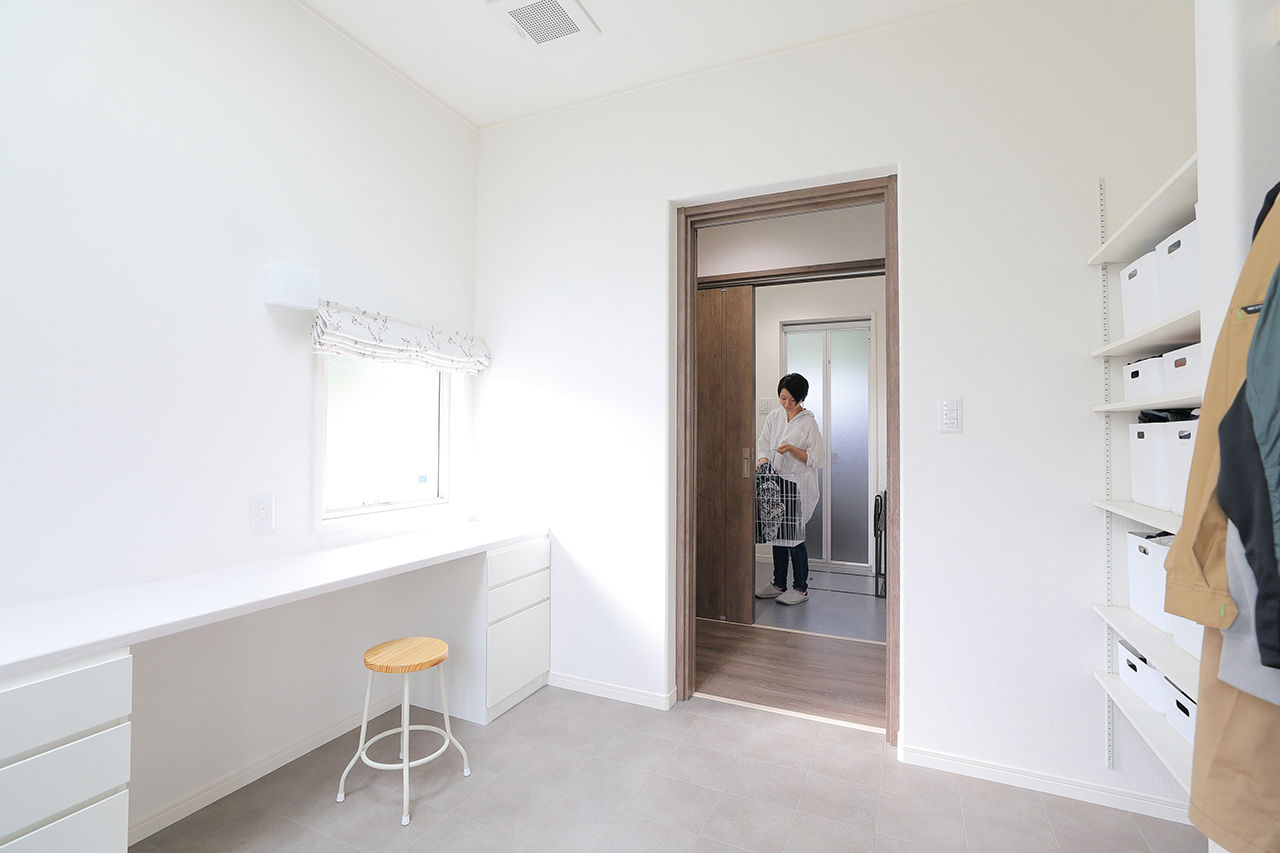 クレバリーホーム 時間のゆとりをうむ「家事ラク」な家で、家族団らんも趣味も満喫の建築実例画像9