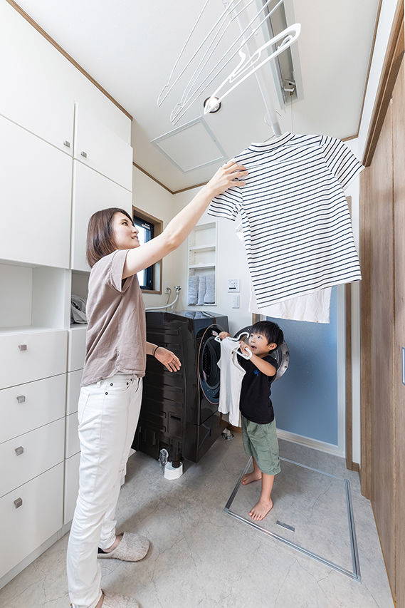 クレバリーホーム 家族が自然に集まる「センターリビング」の家の建築実例画像8