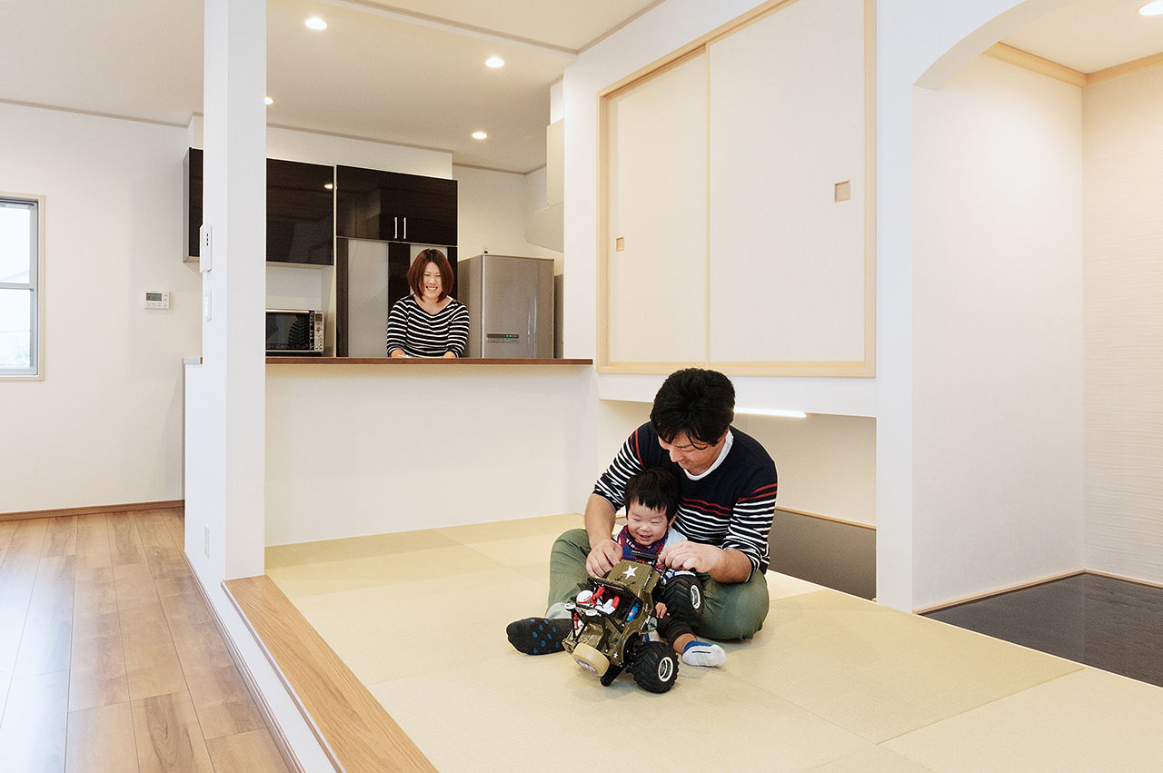 クレバリーホーム 【2000万円～2499万円／回遊動線／間取図有】使い勝手と好きなデザインを両立した大満足のマイホームの建築実例画像3