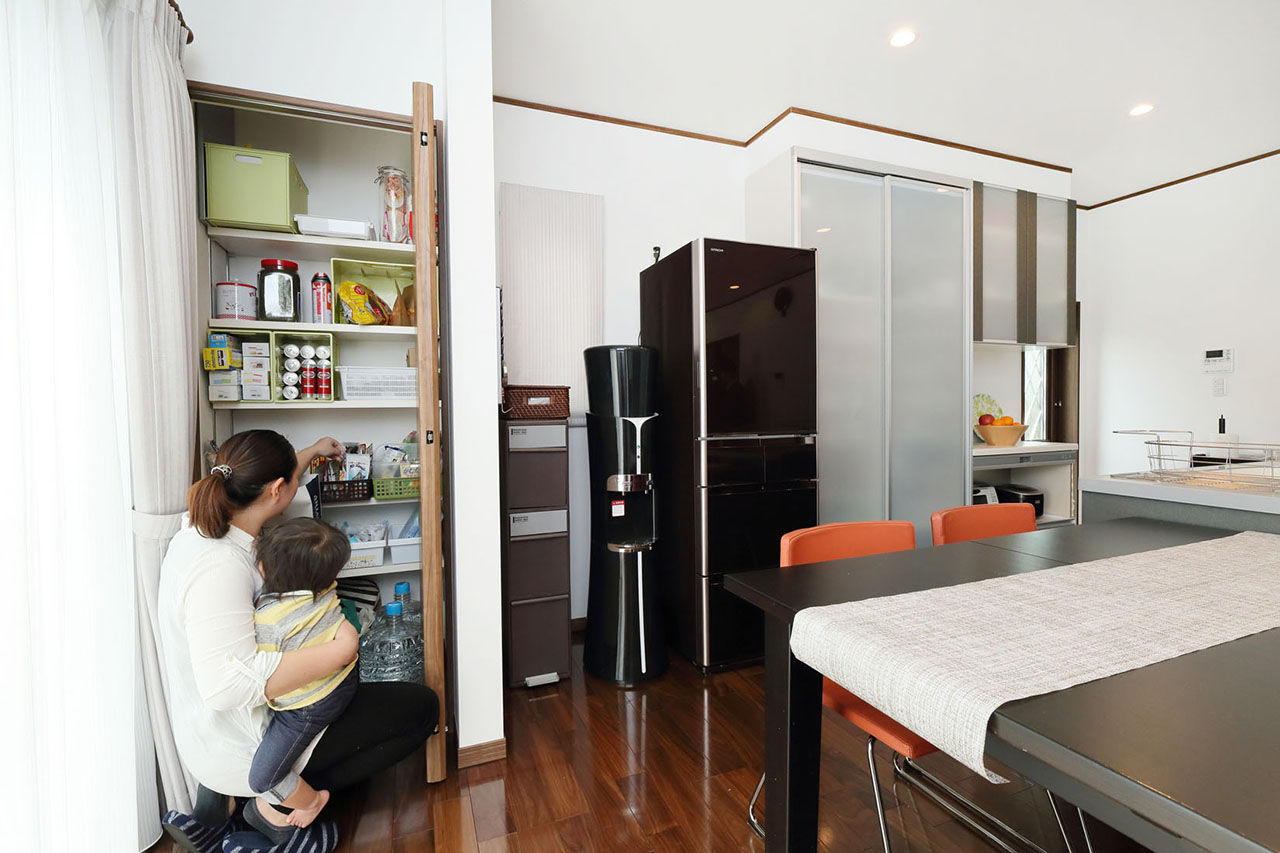 クレバリーホーム 【2000～2499万円／家事ラク／間取図有】将来の家族構成の変化にも対応する空間や収納計画が光る住まいの建築実例画像5