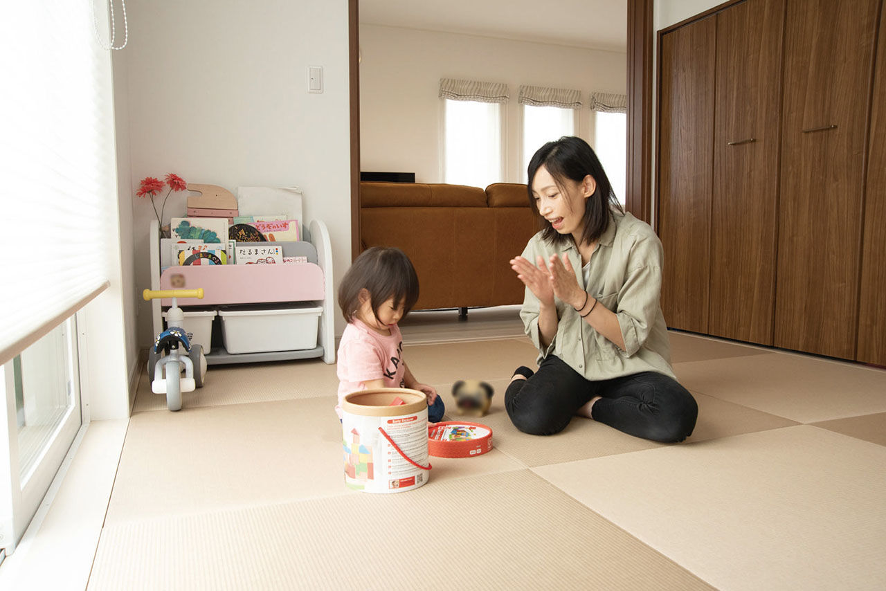 クレバリーホーム 【2500万円～2999万円／共働き世帯／間取図有】家事も子育ても、ふたりで取り組める工夫満載の住まいの建築実例画像5