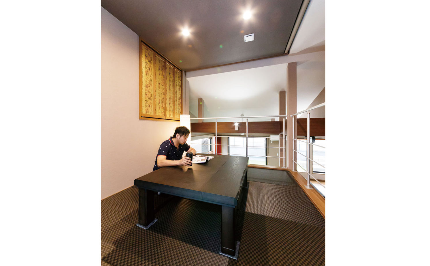 クレバリーホーム 【4000万円～4499万円／ガレージ／間取図有】「これぞ、大人の住処」。インナーガレージ＋2階リビングの家の建築実例画像6