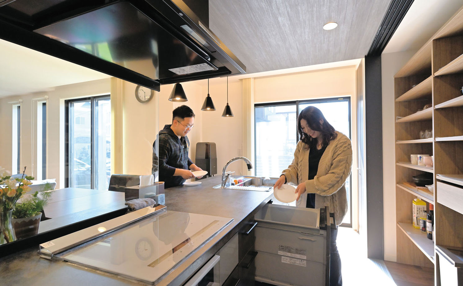 クレバリーホーム 【3000万円～3499万円／ガレージ／防音室／間取図有】家事の効率化で時短を実現！夫婦で趣味を楽しむ家の建築実例画像5