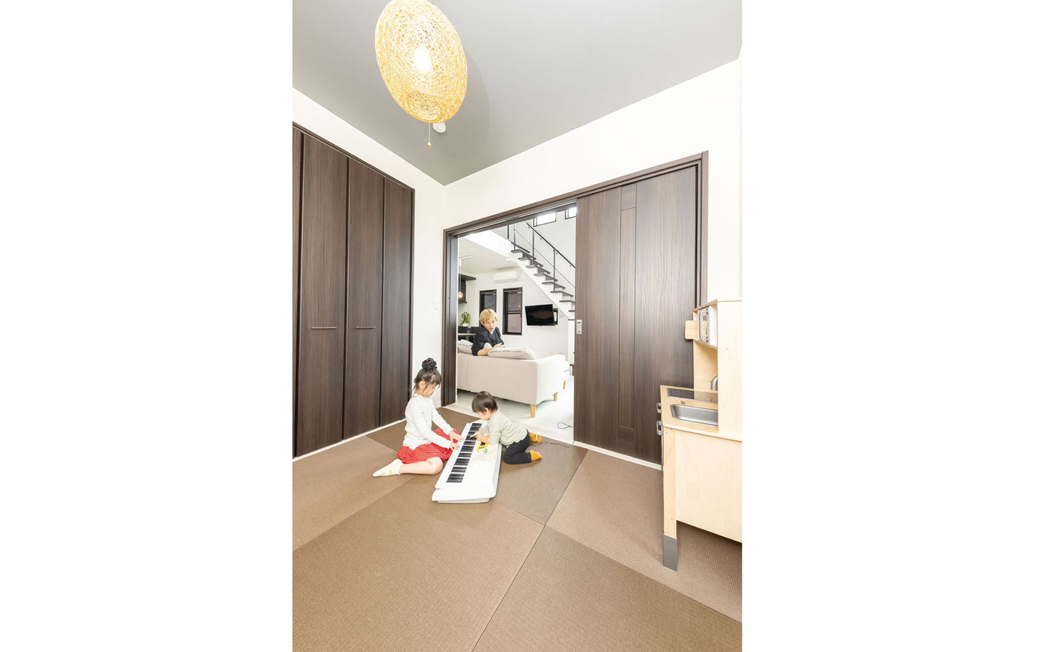 クレバリーホーム 【2000万円～2499万円／吹抜／家事動線／間取図有】家事の効率化で家族時間を増やし、お洒落な空間を楽しむの建築実例画像7