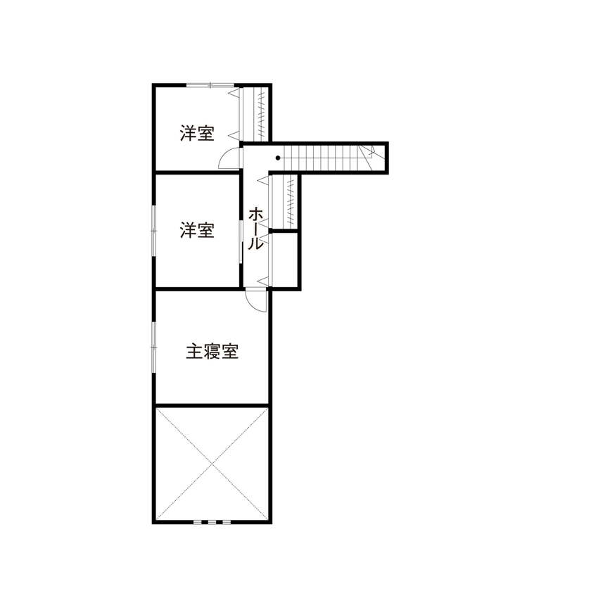 クレバリーホーム 【2500万円～2999万円／カフェ／店舗併用／間取図有】カフェとマイホーム、2つの夢を叶えた店舗併用住宅の間取り図（3LDK）2階
