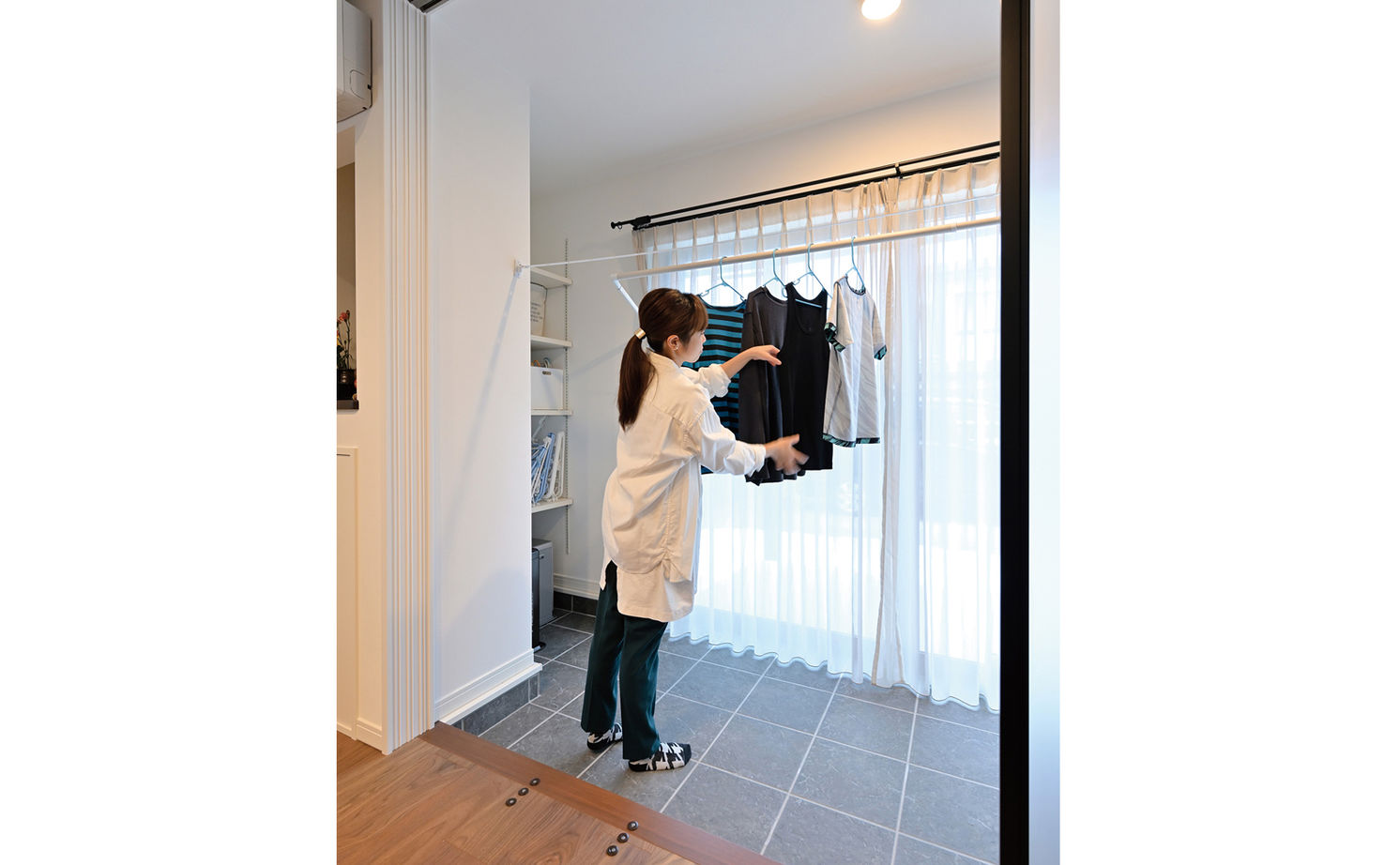 クレバリーホーム 【2500万円～2999万円／土間／家事動線／収納充実／間取図有】1階と2階で異なる家族団欒のスタイルを楽しむの建築実例画像8