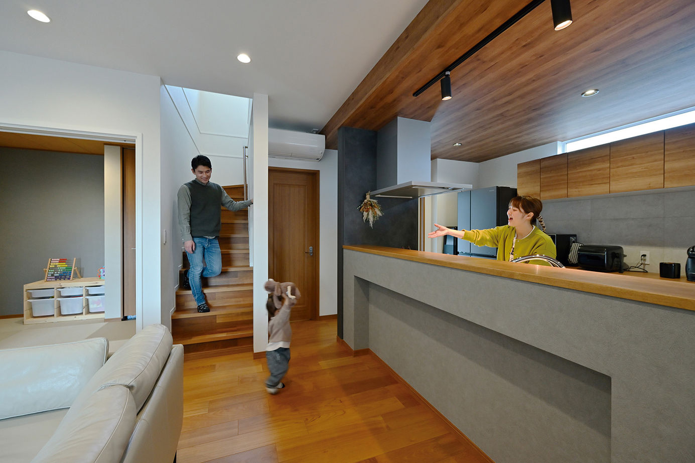 クレバリーホーム 【3000万円～3499万円／家事動線／収納充実／間取図有】子育てもデザインも楽しむ素敵なマイホームライフの建築実例画像5