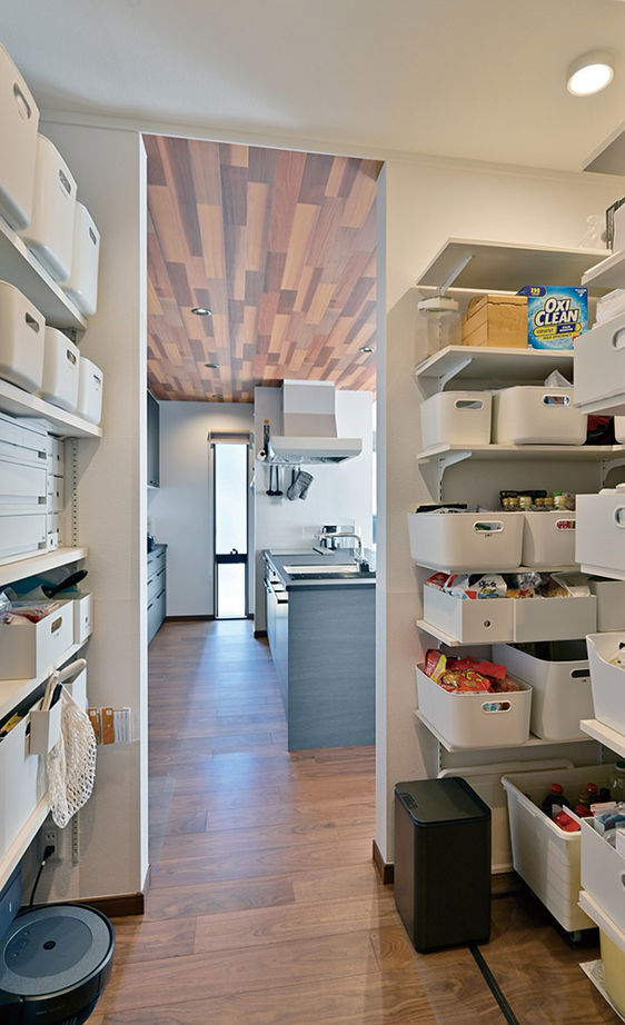 クレバリーホーム 【4000万円台／二世帯／収納充実／家事動線／間取図有】世代間がふれあう、程よい距離感の二世帯住宅の建築実例画像14