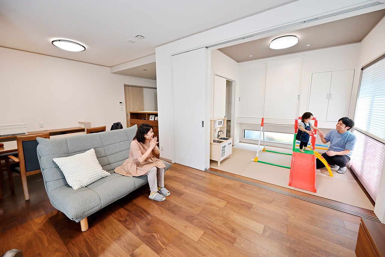 クレバリーホーム 【2500万円～2999万円／家事子育て動線／収納／間取図有】家族が長く安心・快適に暮らす、工夫がつまった家の建築実例画像1