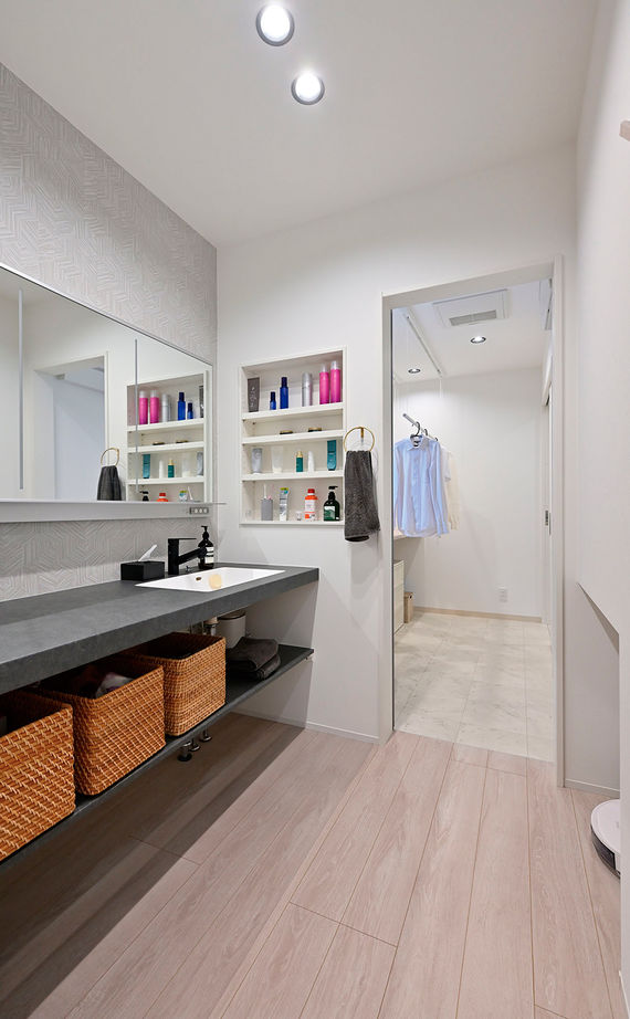 クレバリーホーム 【3000万円～3499万円／アウトドアリビング／間取図有】外壁・テラス・内装とタイルがお洒落に彩る上質な家の建築実例画像10