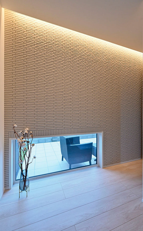 クレバリーホーム 【3000万円～3499万円／アウトドアリビング／間取図有】外壁・テラス・内装とタイルがお洒落に彩る上質な家の建築実例画像14