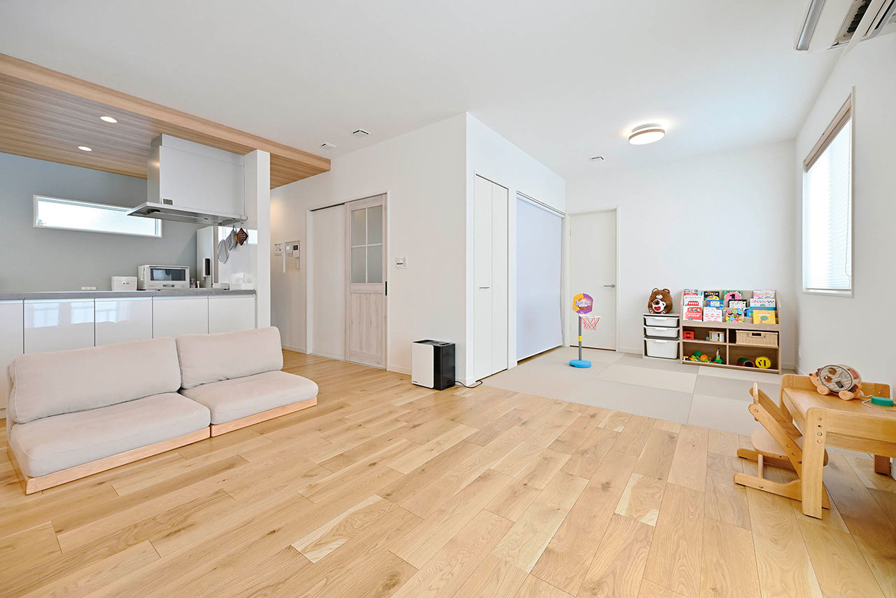 クレバリーホーム 【2500万円～2999万円／回遊動線／間取図有】家事も子育てもしやすい工夫が光る。家族の笑顔があふれる家の建築実例画像3