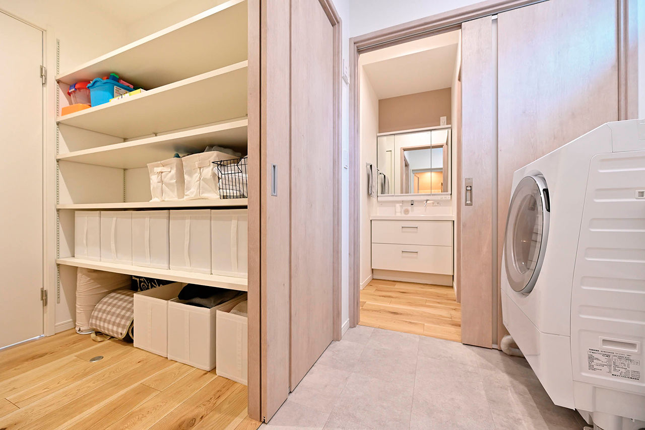 クレバリーホーム 【2500万円～2999万円／回遊動線／間取図有】家事も子育てもしやすい工夫が光る。家族の笑顔があふれる家の建築実例画像7