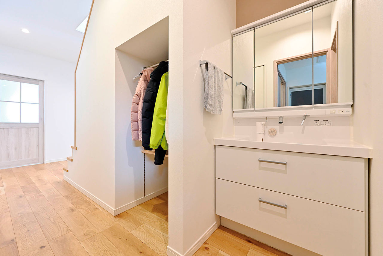 クレバリーホーム 【2500万円～2999万円／回遊動線／間取図有】家事も子育てもしやすい工夫が光る。家族の笑顔があふれる家の建築実例画像8