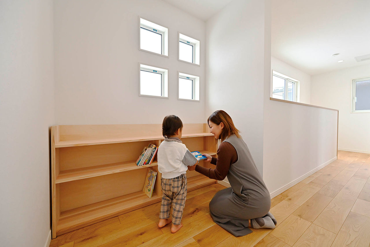 クレバリーホーム 【2500万円～2999万円／回遊動線／間取図有】家事も子育てもしやすい工夫が光る。家族の笑顔があふれる家の建築実例画像10