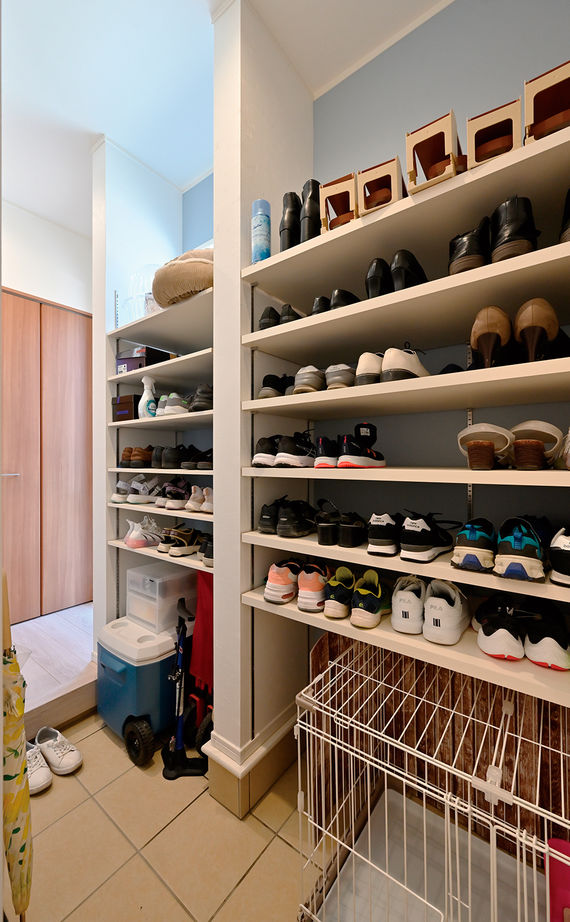 クレバリーホーム 【3000万円～3499万円／オープンLDK／間取図有】キッチンを中心に家族が集う家。共働き夫婦の工夫も満載の建築実例画像12